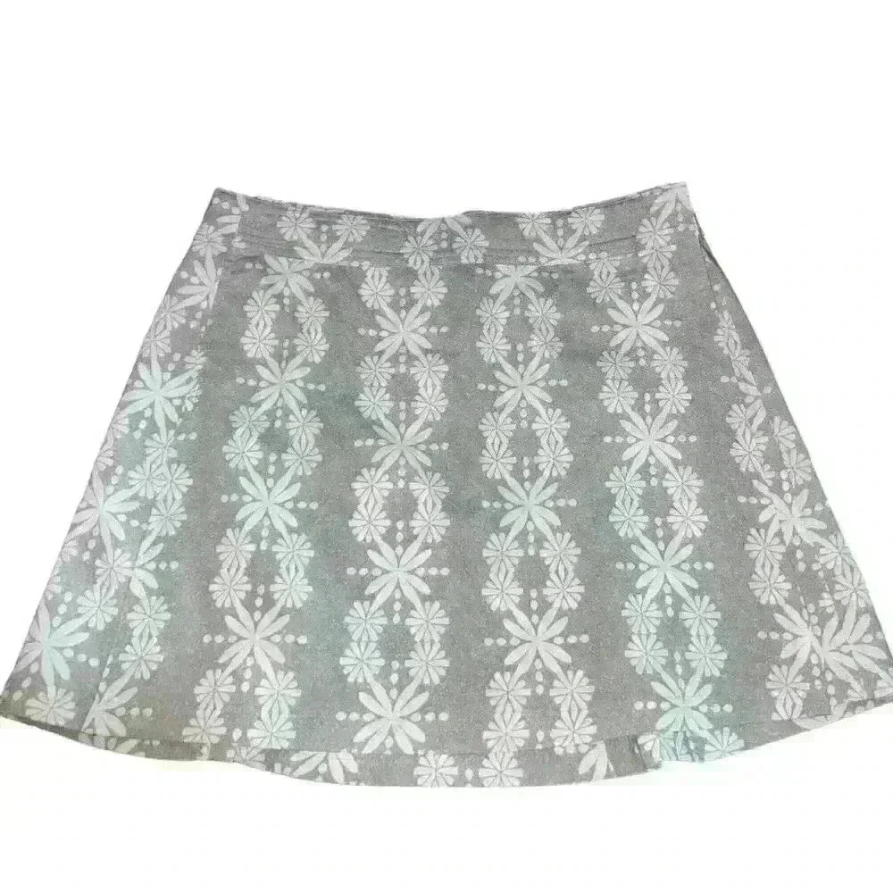 RipSkirt Hawaii‎ Size Sm Wrap Boho Lei Gray Lightweight Cruise Vacation Wear